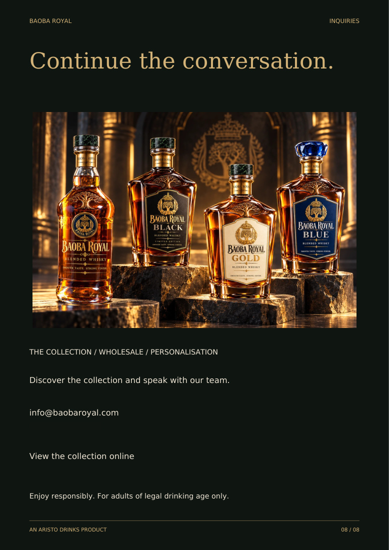 Catalogue page 8: Inquiries